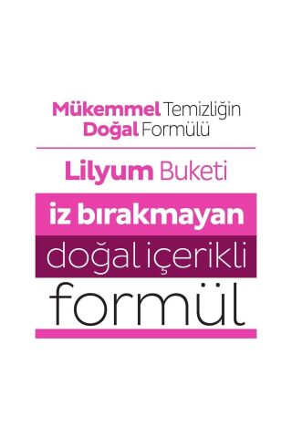Sleepy Lilyum Buketi Yüzey Temizlik Havlusu 100' lü X 12