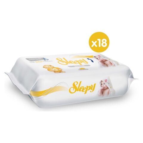 Sleepy Sensitive Islak Bebek Havlusu 18 x 25 450 Yaprak