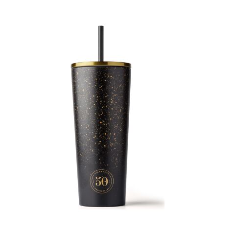 Starbucks® 50. Yıl Özel Seri Soğuk Içecek Termosu Altın Siyah Renkli 473 ml