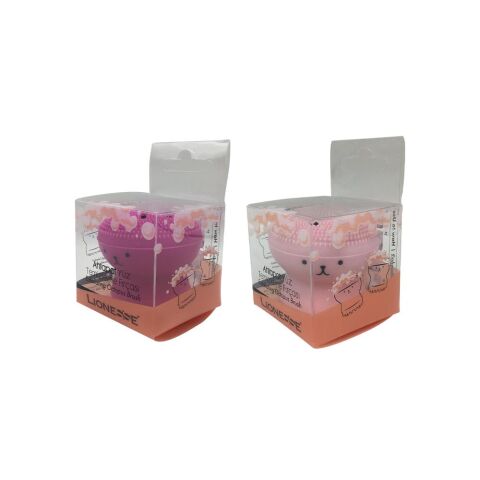 Tarko Lionesse Ahtapot Yüz Temizleme Fırçası - Koyu Pembe ve Açık Pembe