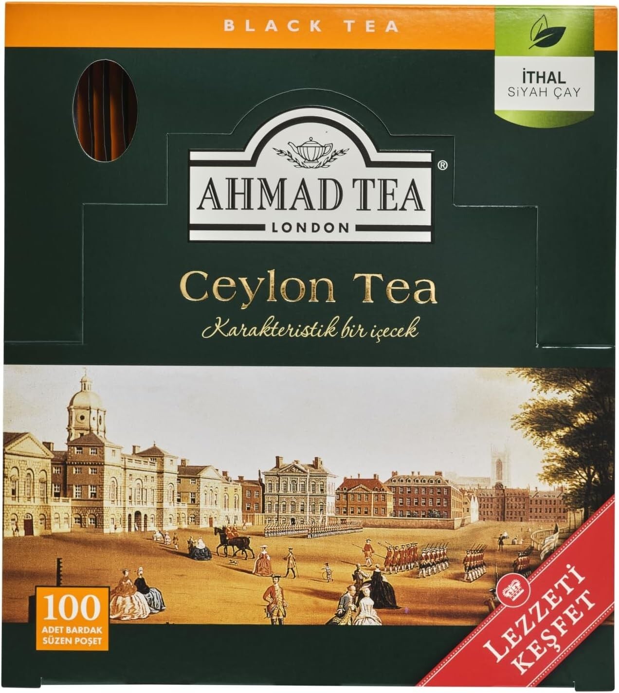 AHMAD TEA Ceylon Tea 100'lü Bardak Poşet Çay 200 G