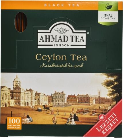 AHMAD TEA Ceylon Tea 100'lü Bardak Poşet Çay 200 G