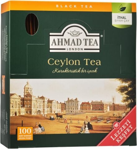 AHMAD TEA Ceylon Tea 100'lü Bardak Poşet Çay 200 G