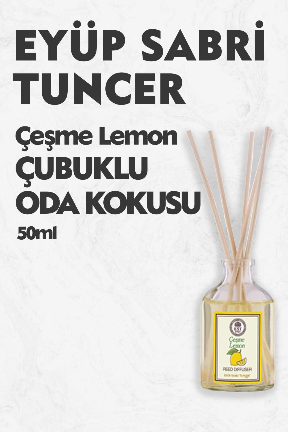 Eyüp Sabri Tuncer Çeşme Lemon Çubuklu Oda Kokusu 50 ml