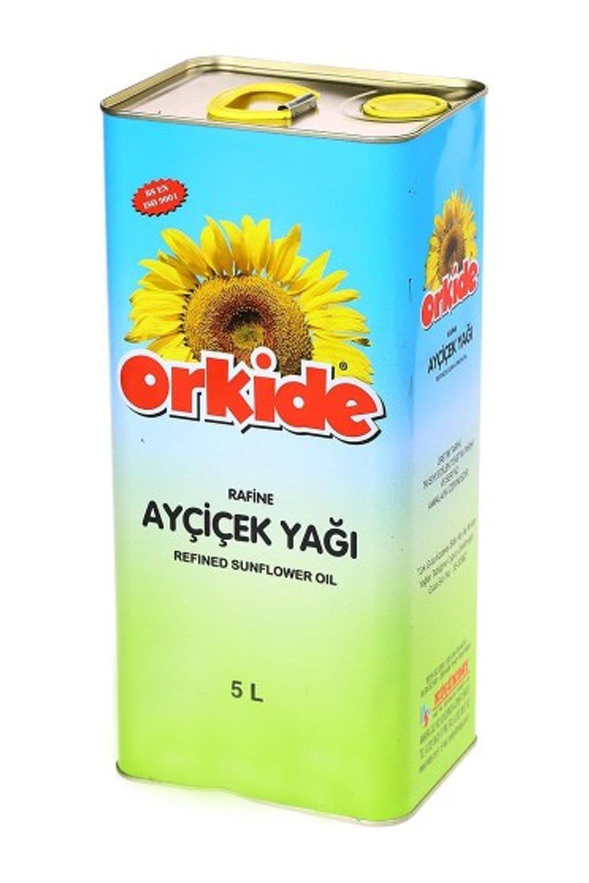 Orkide Ayçiçek Yağı Teneke 5 Litre - TYOL