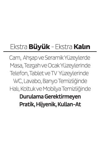 Sleepy Easy Clean Lilyum Buketi Yüzey Temizlik Havlusu 100' lü X 6