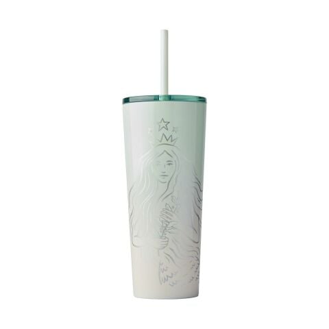 Starbucks® 50. Yıl Özel Seri Soğuk Içecek Termosu Açık Yeşil Renkli 473 ml