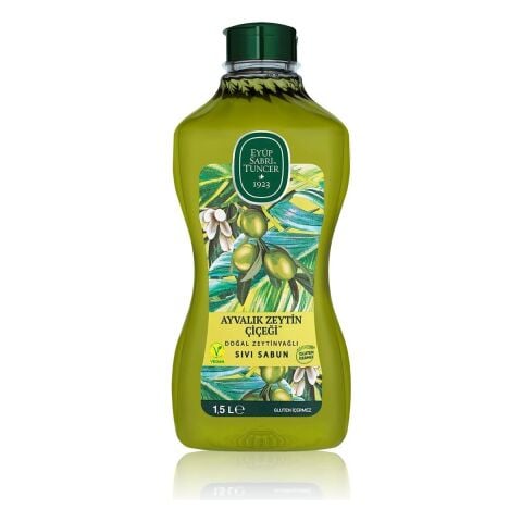 Eyüp Sabri Tuncer Ayvalık Zeytin Çiçeği Doğal Zeytinyağlı Sıvı Sabun 1.5 Lt
