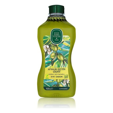 Eyüp Sabri Tuncer Ayvalık Zeytin Çiçeği Doğal Zeytinyağlı Sıvı Sabun 1.5 Lt