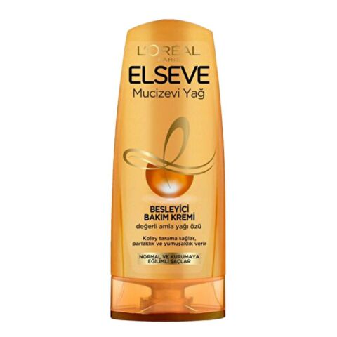 Elseve Mucizevi Yağ Besleyici Bakım Kremi Amla Yağı 390 ml
