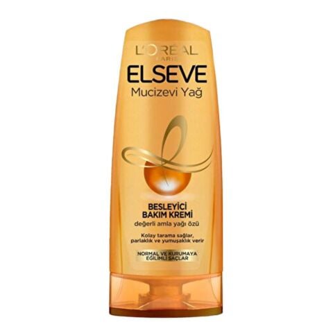 Elseve Mucizevi Yağ Besleyici Bakım Kremi Amla Yağı 390 ml