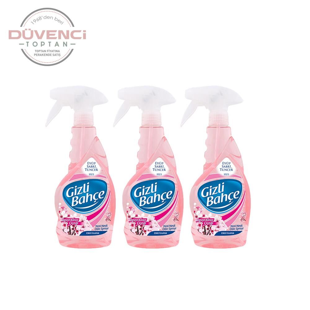 Eyüp Sabri Tuncer Gizli Bahçe Oda Kokusu Japon Kiraz Çiçeği 500 ml x 3