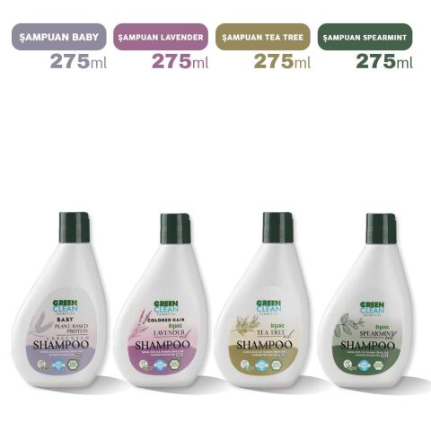 Green Clean Şampuan 275 ml 4 Çeşit