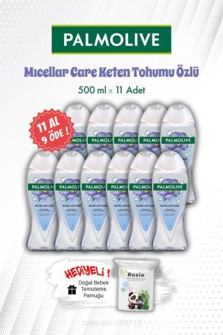 Mıcellar Care Keten Tohumu Özlü 500 ML Duş Jeli 11 AL 9 ÖDE ve ROSIE