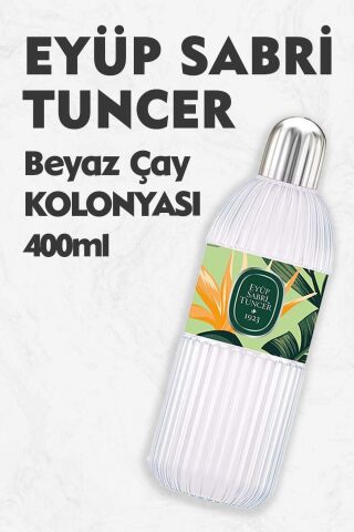 Eyüp Sabri Tuncer Beyaz Çay Kolonyası Cam Şişe 400 ml