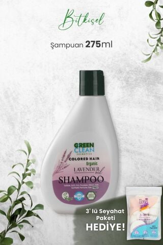 Green Clean Şampuan Lavender 275 ml ve Hediyeli