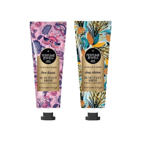 Eyüp Sabri Tuncer Perfume Jewels Love Kisses ve Deep Charm El Kremi 50ML