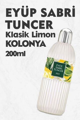 Eyüp Sabri Tuncer Klasik Limon Kolonyası 200 ml Cam Şişe