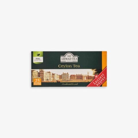 AHMAD TEA 25’li Ceylon Tea Bardak Poşet Çay