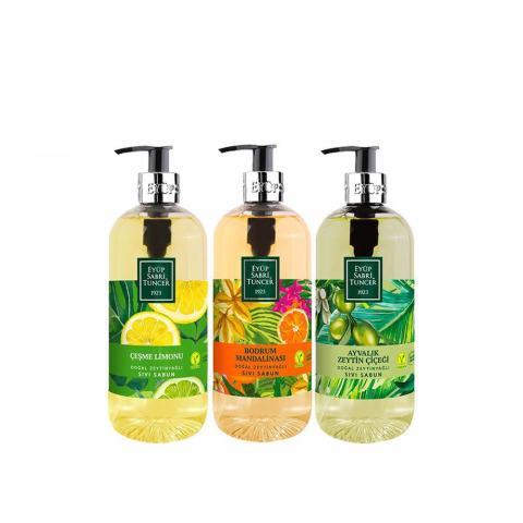 Düvenci Toptan Eyüp Sabri Tuncer Sıvı Sabun Seti 3' lü Paket Model 151