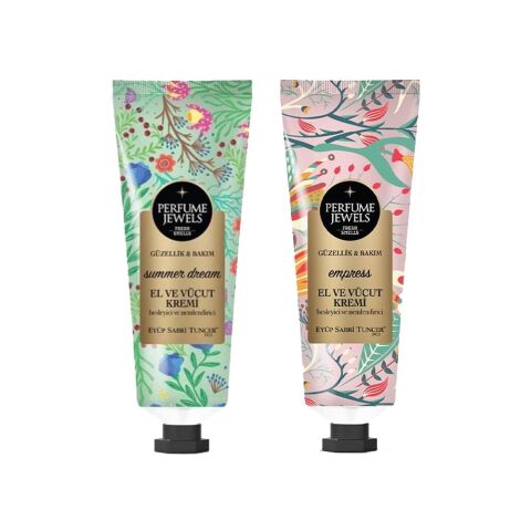 Eyüp Sabri Tuncer Perfume Jewels Summer Dream ve Empress El Kremi 50ML