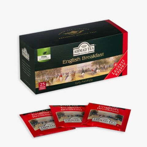 AHMAD TEA 25’li English Breakfast Bardak Poşet Çay 50 G