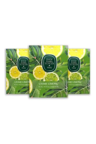 Eyüp Sabri Tuncer Çeşme Limonu Kolonyalı Mendil 50'li x 3 Adet