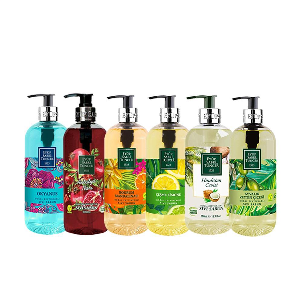 Eyüp Sabri Tuncer Düvenci Toptan 6' lı 500 ml Sıvı Sabun Model 22