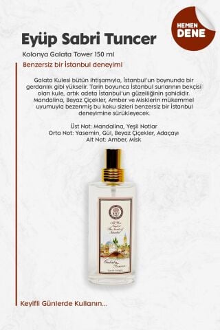 Eyüp Sabri Tuncer Kolonya Galata Tower 150 ml