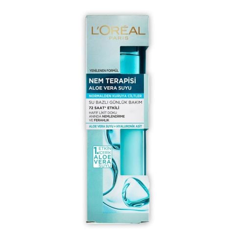 Loreal Paris Nem Terapisi Aloe Vera Suyu Normalden Kuruya Ciltler 70 ml