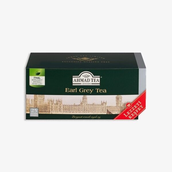 AHMAD TEA 25’li Earl Grey Bardak Poşet Çay 50 G