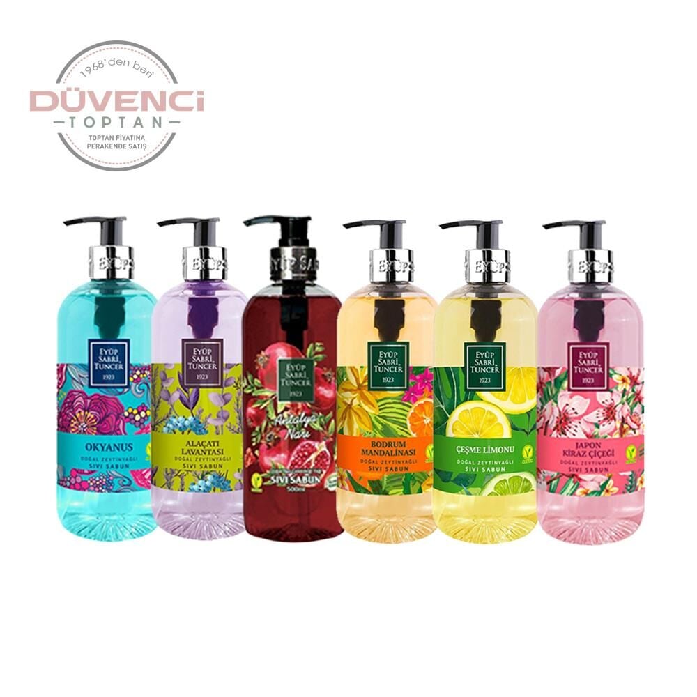 Eyüp Sabri Tuncer Düvenci Toptan 6' lı 500 ml Sıvı Sabun Model 24