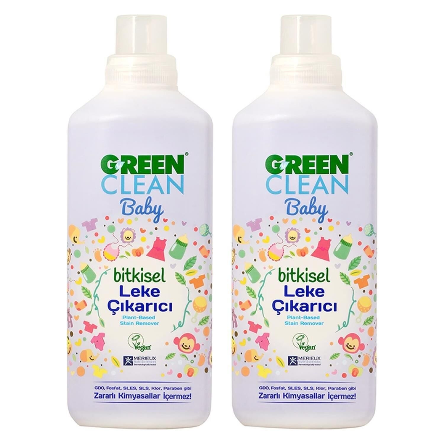 U Green Clean Baby Leke Çıkarıcı 1 L x 2
