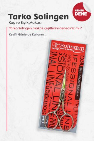 Tarko Solingen Kaş Ve Bıyık Makası 2136