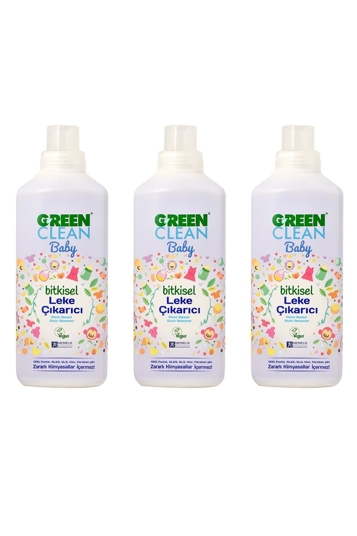 U Green Clean Baby Leke Çıkarıcı 1 L x 3