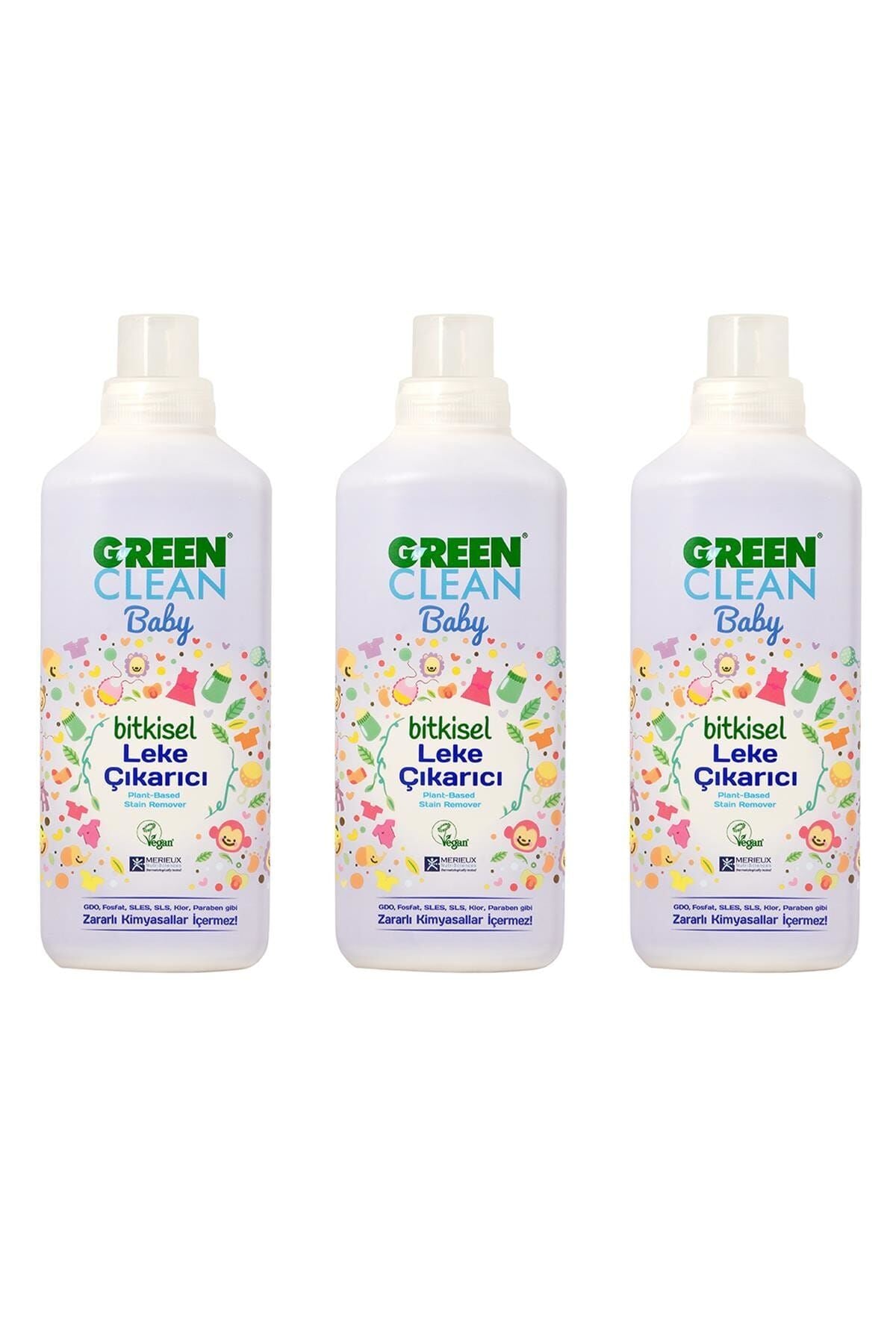 U Green Clean Baby Leke Çıkarıcı 1 L x 3