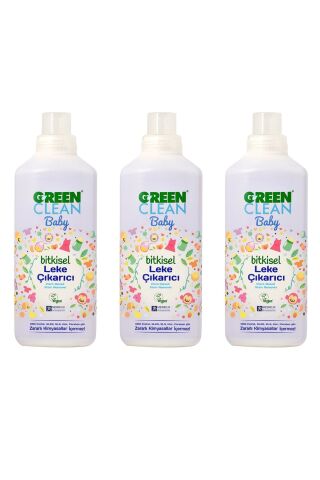 U Green Clean Baby Leke Çıkarıcı 1 L x 3
