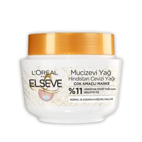 Elseve Mucizevi Yağ Besleyici Banyo Öncesi Maske Hindistan Cevizi 300 ml