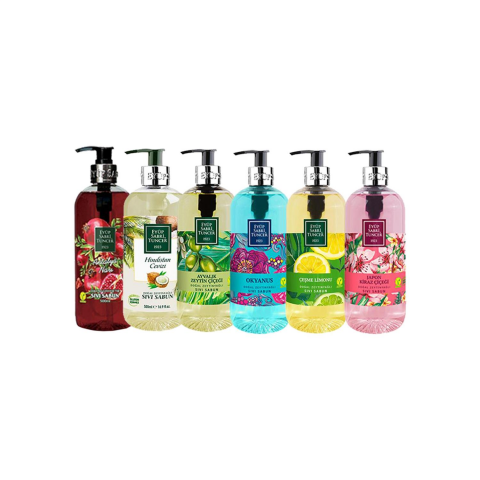Eyüp Sabri Tuncer Düvenci Toptan 6' lı 500 ml Sıvı Sabun Model 13
