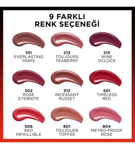 3 Adet Loreal Paris Infaillible 24H Kalıcı Likit Ruj & Balm 101 ve ROSIE