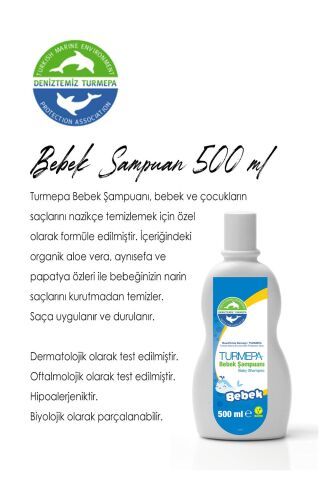 Turmepa Bebek Şampuanı 13 AL 11 ÖDE 500 ML ve ROSIE