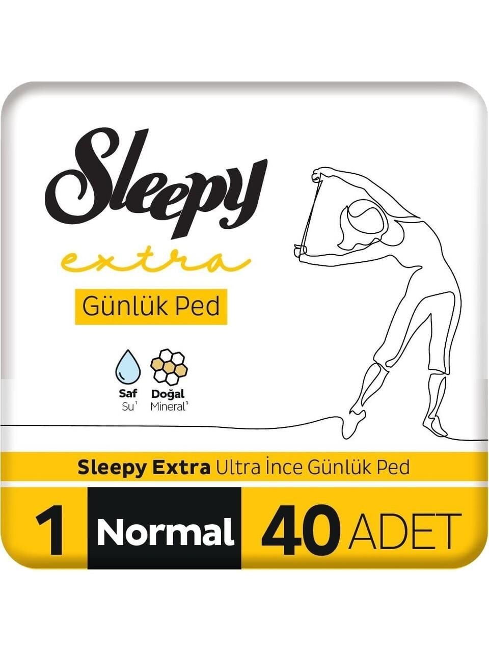 Sleepy Extra Ultra İnce Günlük Ped Normal 40 Adet