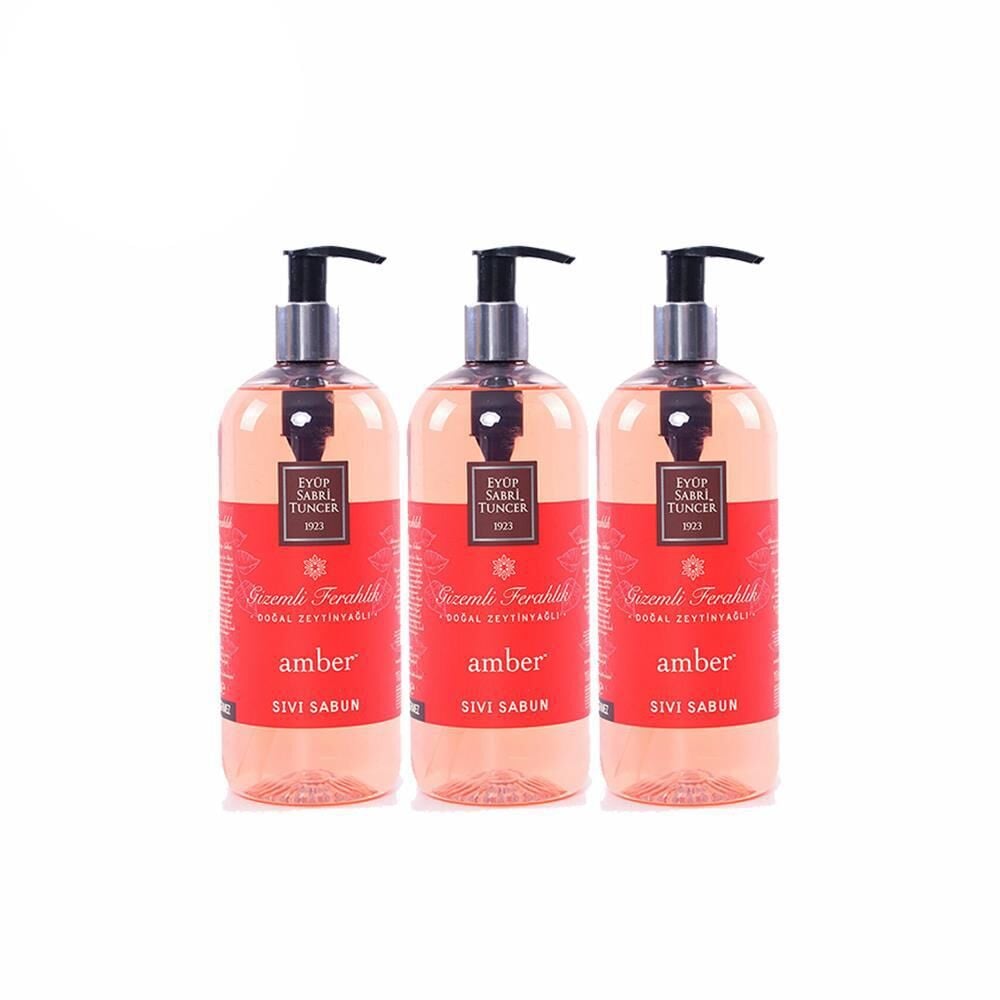 Eyüp Sabri Tuncer Sıvı Sabun Amber 500 ml x 3