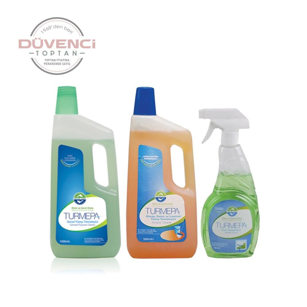 Düvenci Toptan Turmepa Yüzey Temizleyiciler Paketi 3' lü