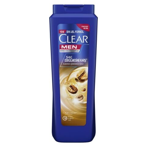 Clear Men Kepeğe Karşı Etkili Şampuan Saç Dökülmesine Karşı Kahve Çekirdeği Özü 485 ml
