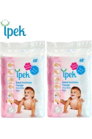 İpek Bebek Temizleme Pamuğu 120 Adet