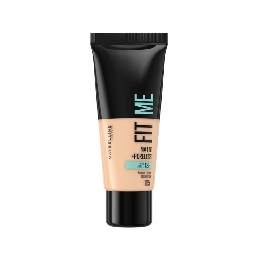 Maybelline Fit Me Fondöten Matte Poreless Fondöten 105 Natural Ivory