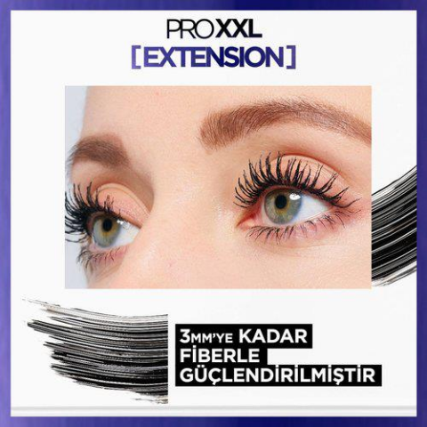 3 Adet Loreal Paris Pro XXL Extension Maskara Siyah ve ROSIE