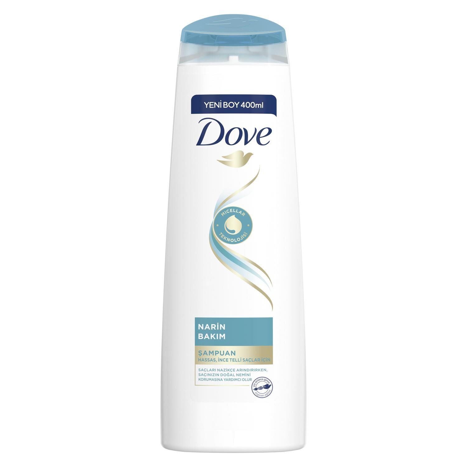 Dove Saç Bakım Şampuanı Narin Bakım Hassas İnce Telli Saçlar İçin 400 ML