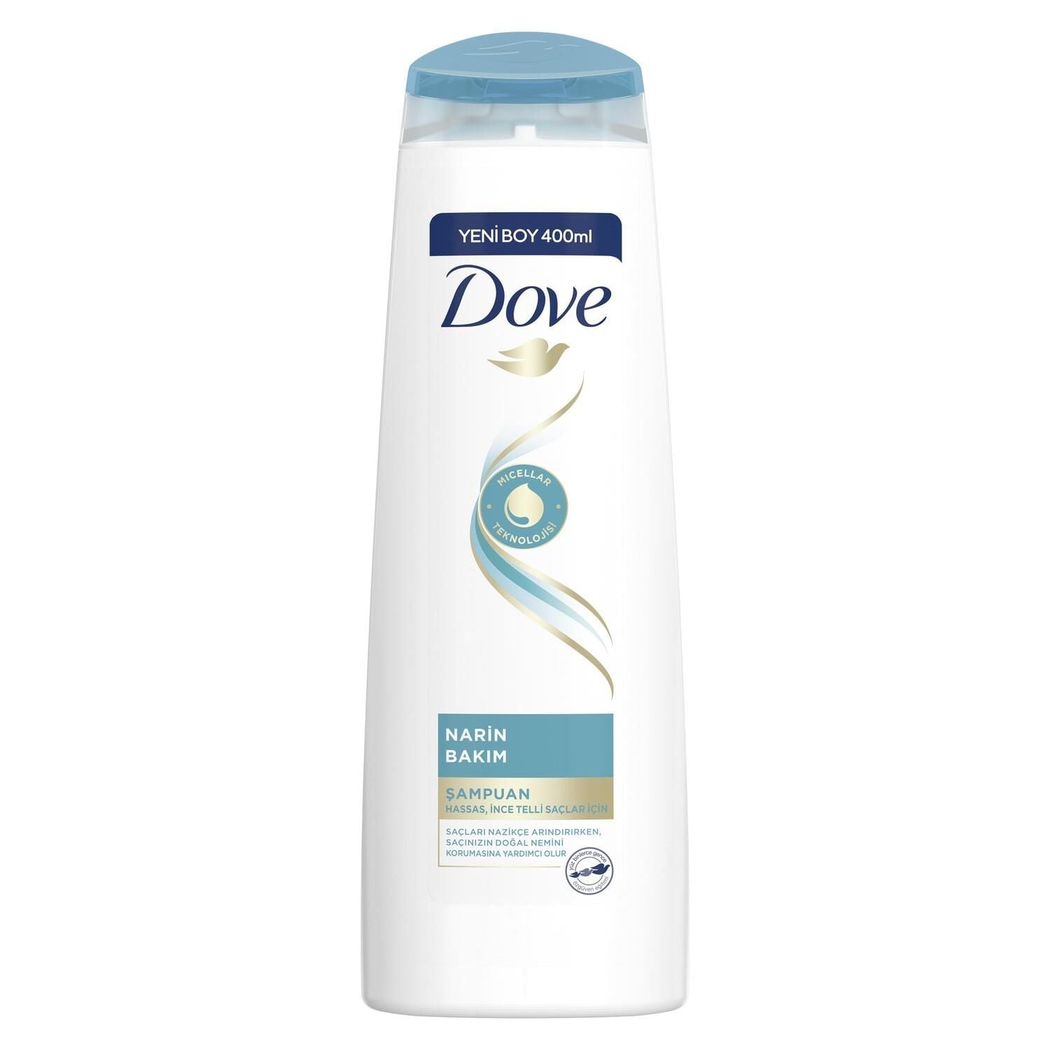 Dove Saç Bakım Şampuanı Narin Bakım Hassas İnce Telli Saçlar İçin 400 ML